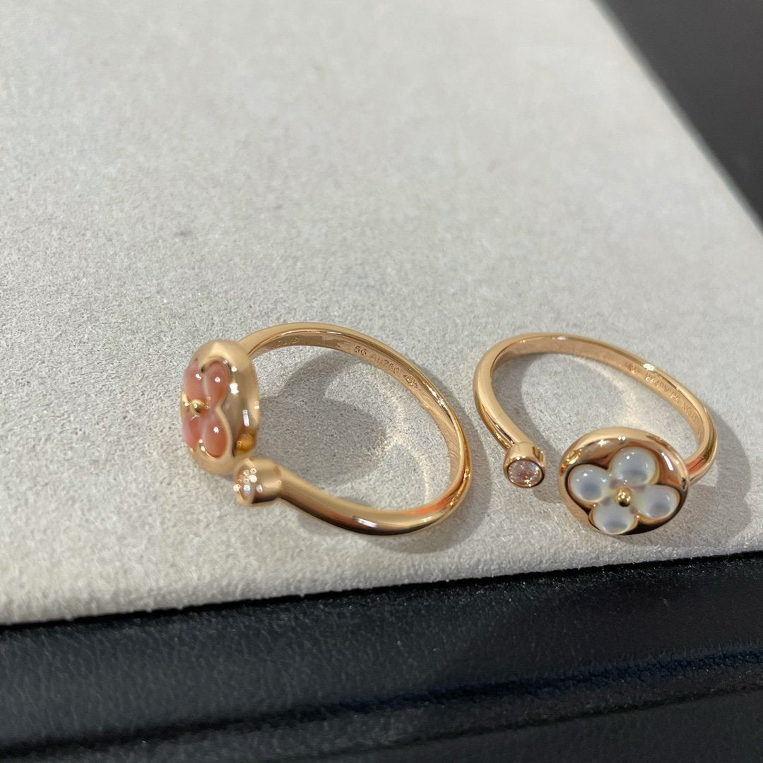 Mystic SUN 1 DIAMOND PINK MOP RING