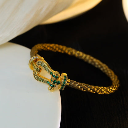 Mystic FORCE 10 GOLD GREEN DIAMOND PAVED