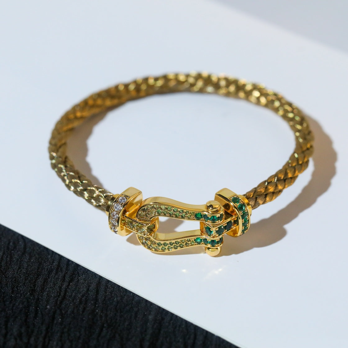 Mystic FORCE 10 GOLD GREEN DIAMOND PAVED