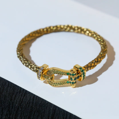 Mystic FORCE 10 GOLD GREEN DIAMOND PAVED