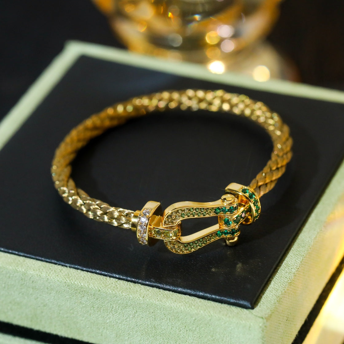 Mystic FORCE 10 GOLD GREEN DIAMOND PAVED