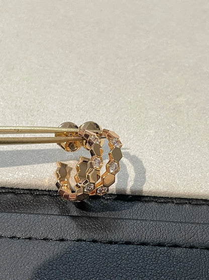 Mystic BEE LOVE Earrings GOLD DIAMOND