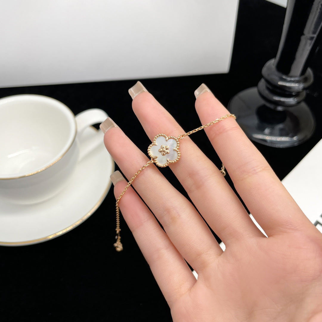 Mystic LUCKY SPRING ROSE GOLD MOP BRACELET