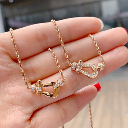 Mystic FORCE 10 PINK GOLD DIAMOND NECKLACE
