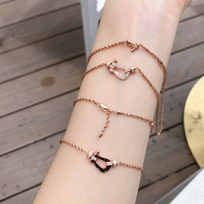 Mystic FORCE 10 PINK GOLD DIAMOND NECKLACE