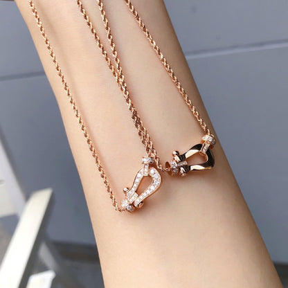 Mystic FORCE 10 PINK GOLD DIAMOND NECKLACE