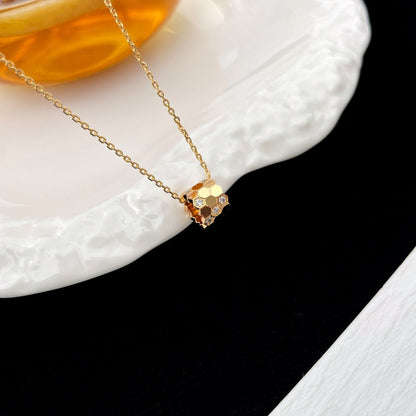 Mystic BEE MINI PEDANT DIAMOND NECKLACE