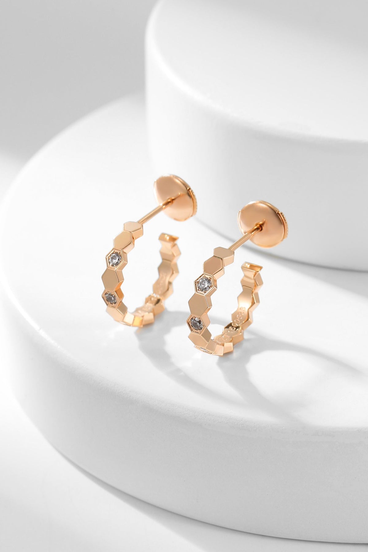 Mystic BEE LOVE DIAMOND HOOP EARRINGS