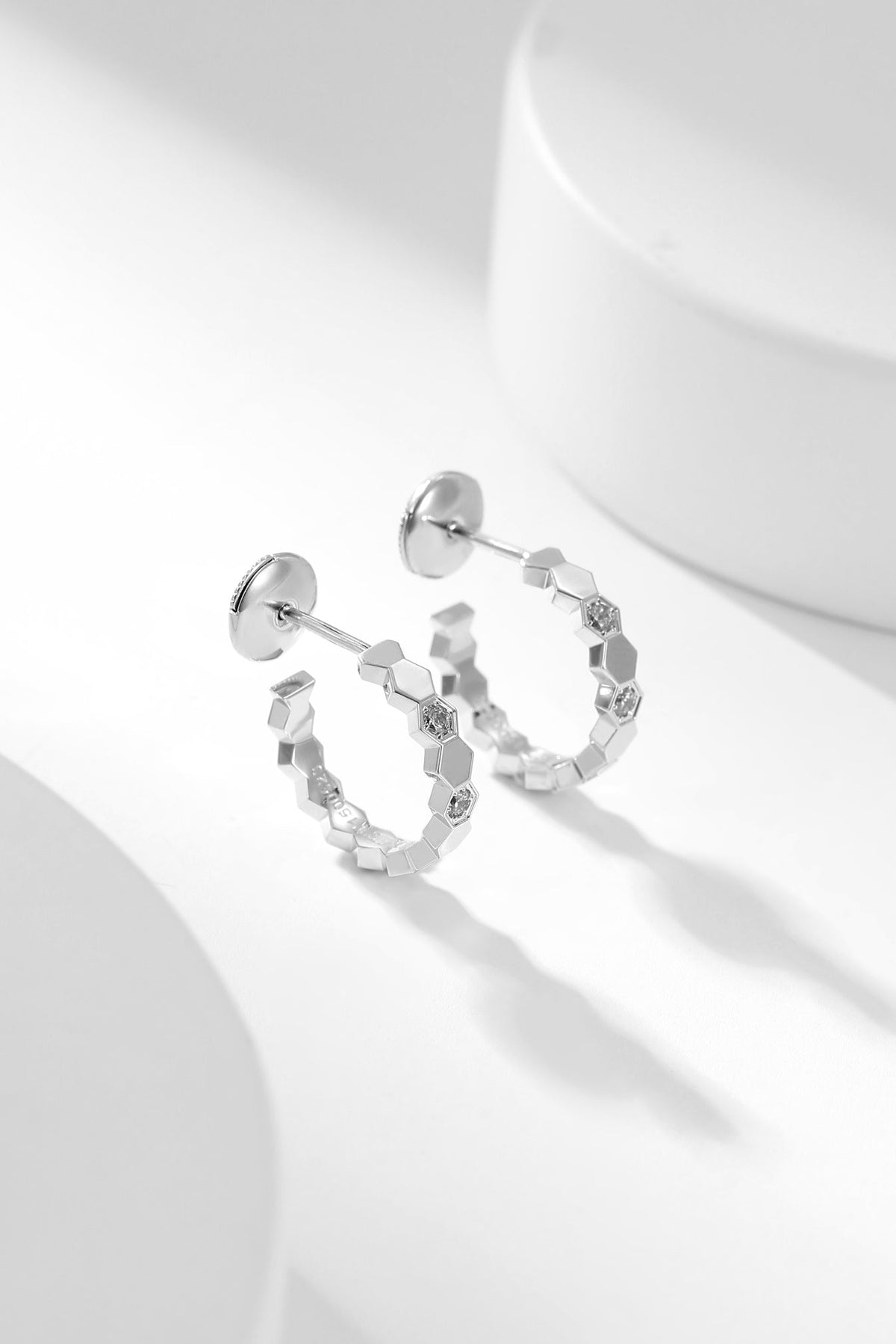 Mystic BEE LOVE DIAMOND HOOP EARRINGS