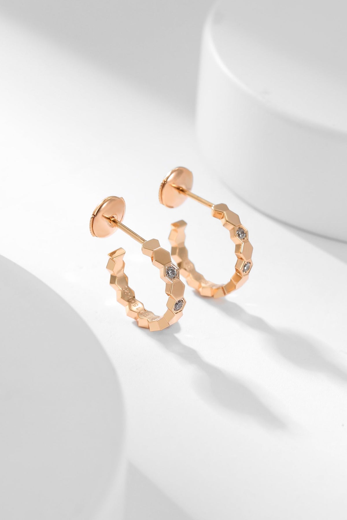 Mystic BEE LOVE DIAMOND HOOP EARRINGS