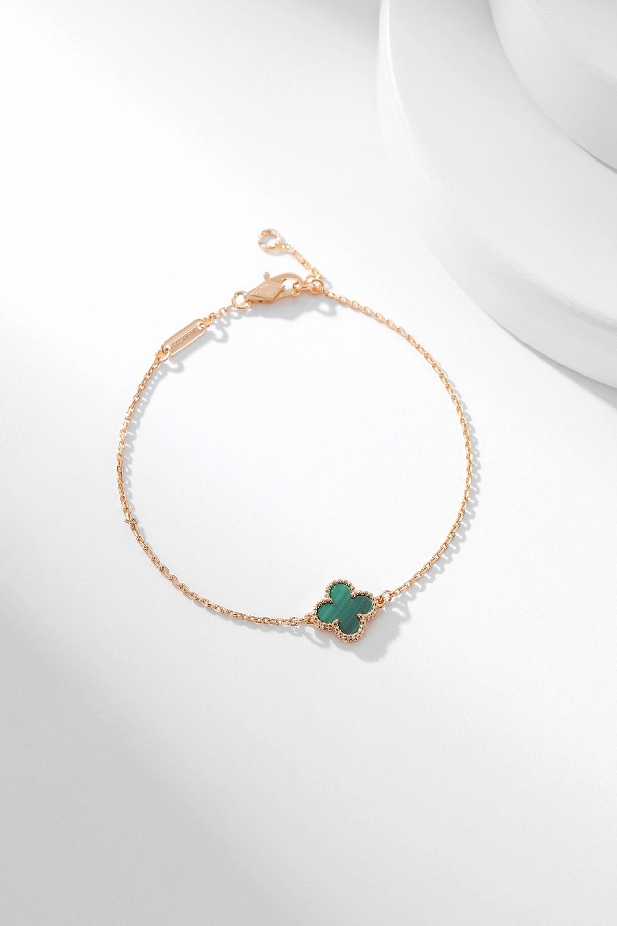 Mystic CLOVER BRACELET MALACHITE 1 MOTIF