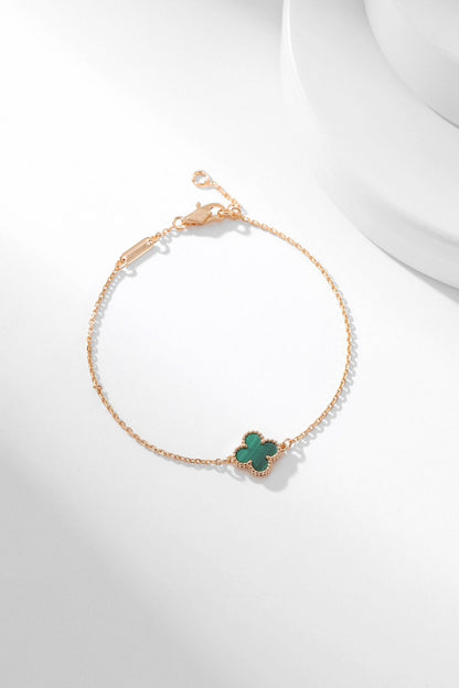 Mystic CLOVER BRACELET MALACHITE 1 MOTIF