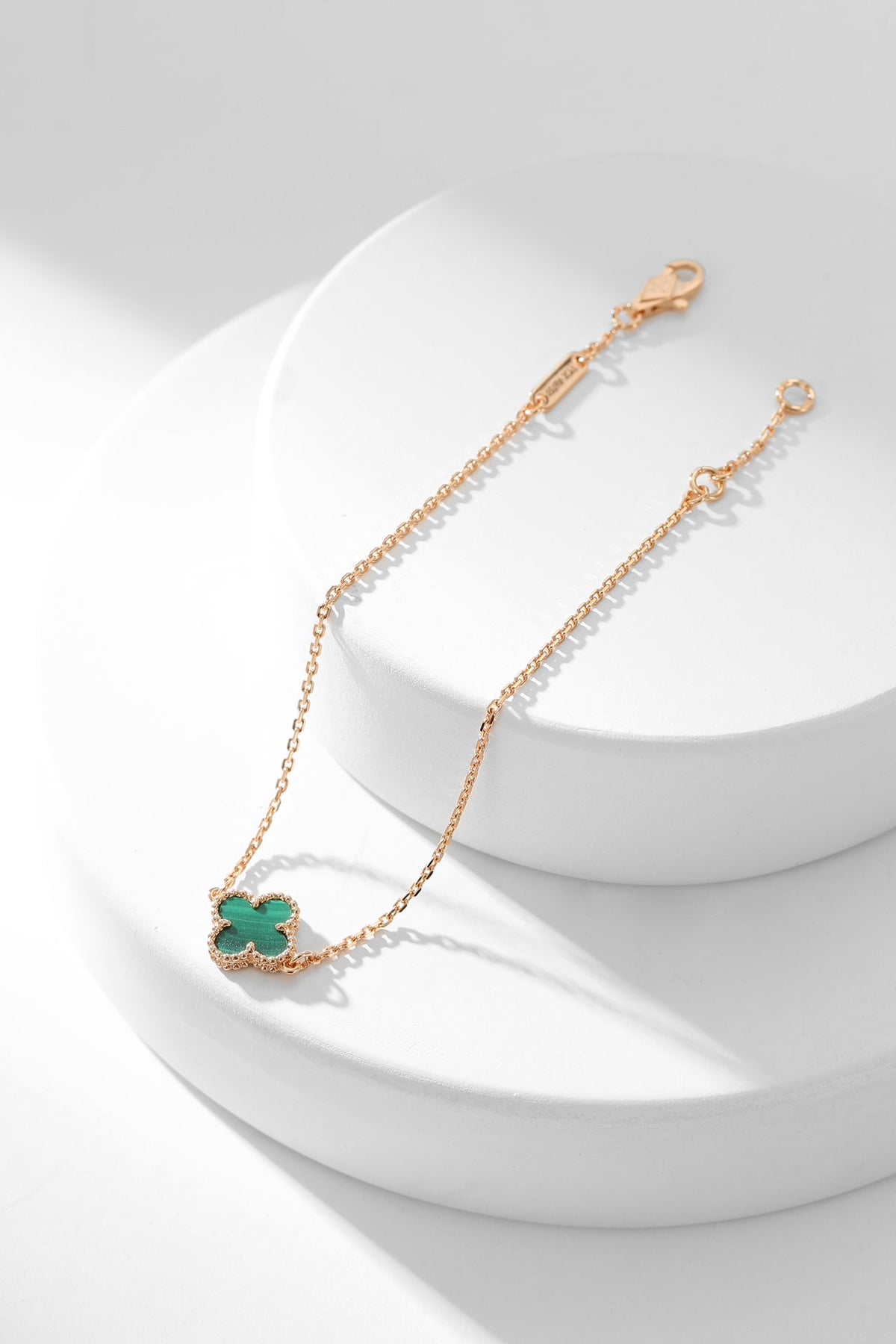 Mystic CLOVER BRACELET MALACHITE 1 MOTIF
