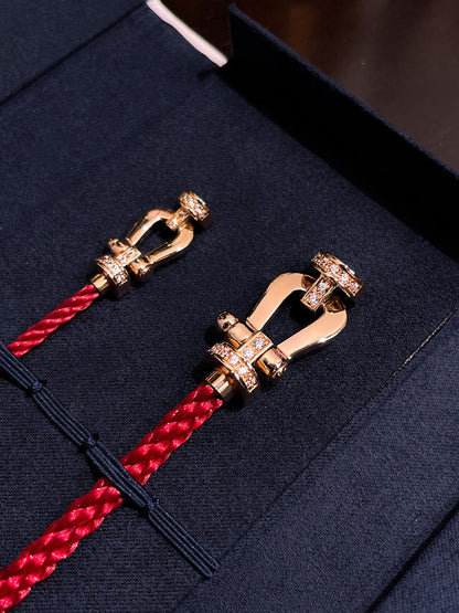 Mystic FORCE 10 HALF DIAMOND PINK GOLD RED CORDERI LARGE AND MEDIUM MODEL