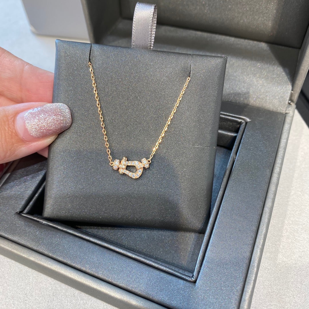 Mystic FORCE 10 DIAMOND PINK GOLD NECKLACE MINI MODEL