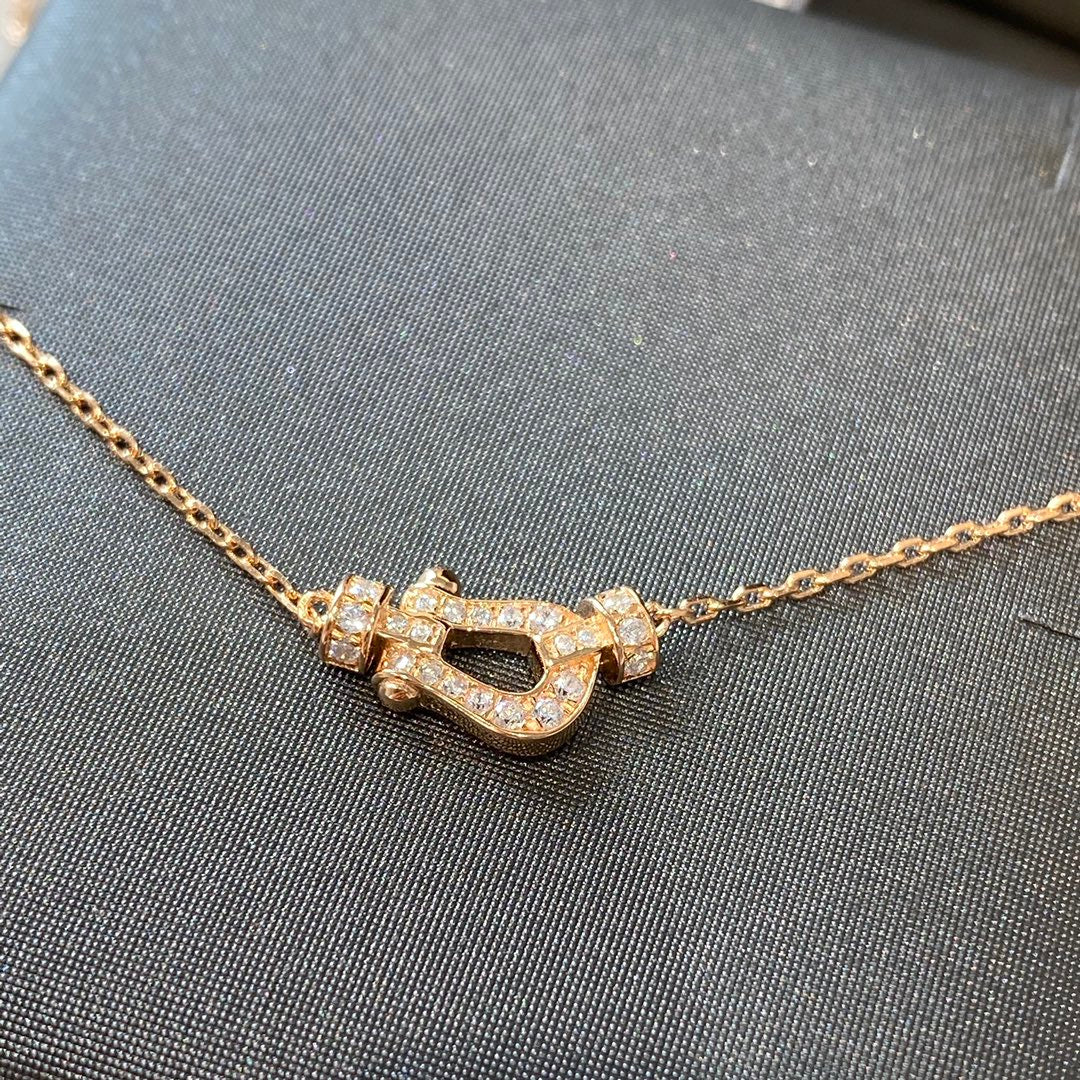 Mystic FORCE 10 DIAMOND PINK GOLD NECKLACE MINI MODEL
