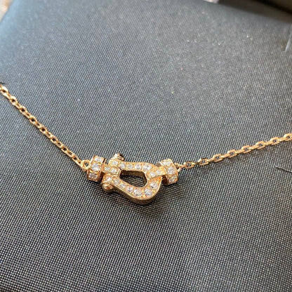 Mystic FORCE 10 DIAMOND PINK GOLD NECKLACE MINI MODEL