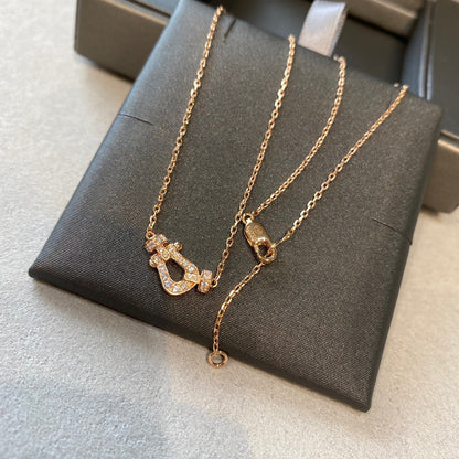 Mystic FORCE 10 DIAMOND PINK GOLD NECKLACE MINI MODEL