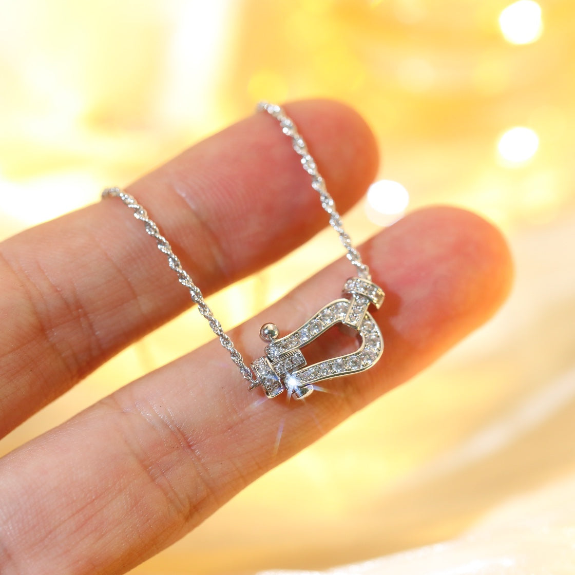 Mystic FORCE 10 DIAMOND SILVER NECKLACE MINI MODEL