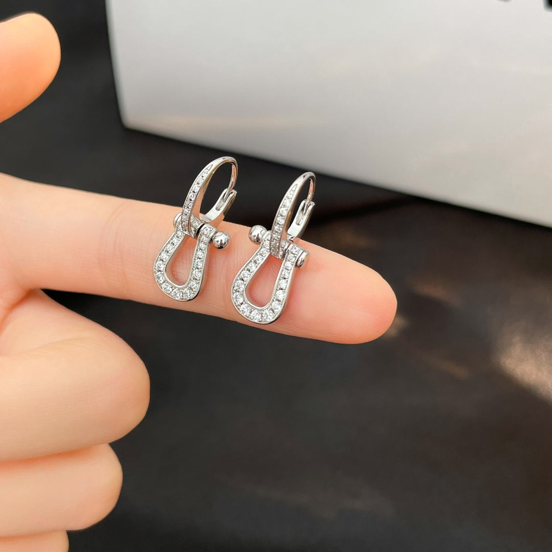 Mystic FORCE 10 FULL DIAMOND DROP EARRINGS MEDIUM MODEL