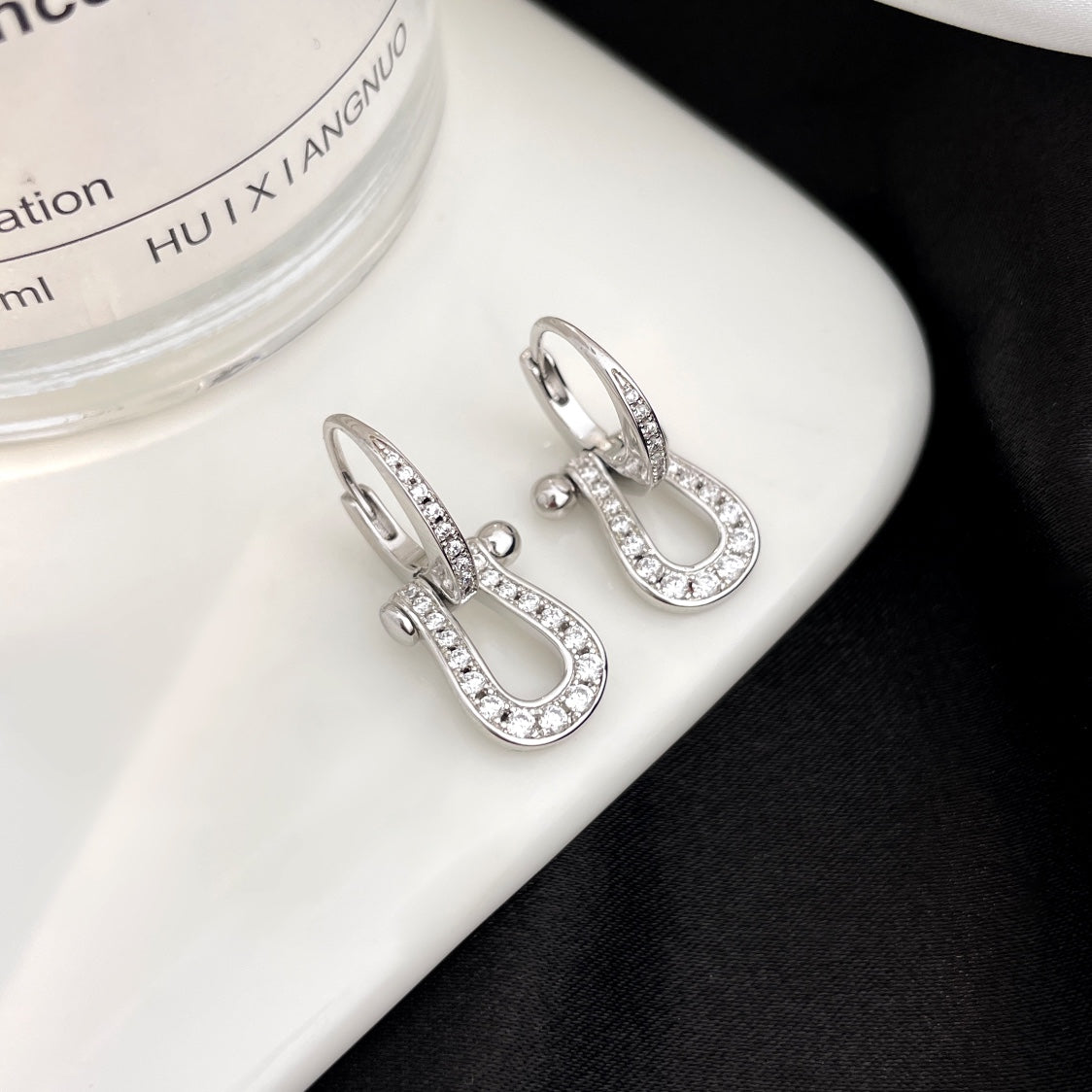 Mystic FORCE 10 FULL DIAMOND DROP EARRINGS MEDIUM MODEL