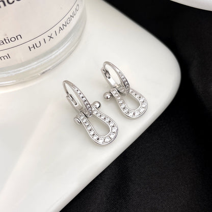 Mystic FORCE 10 FULL DIAMOND DROP EARRINGS MEDIUM MODEL