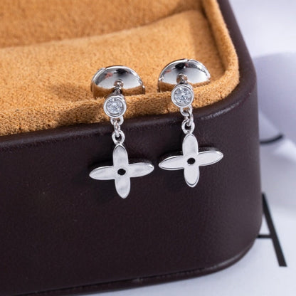 Mystic VIDYLLE SILVER DIAMOND MINI DROP EARRINGS