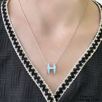 Mystic POP H SKY BLUE NECKLACE