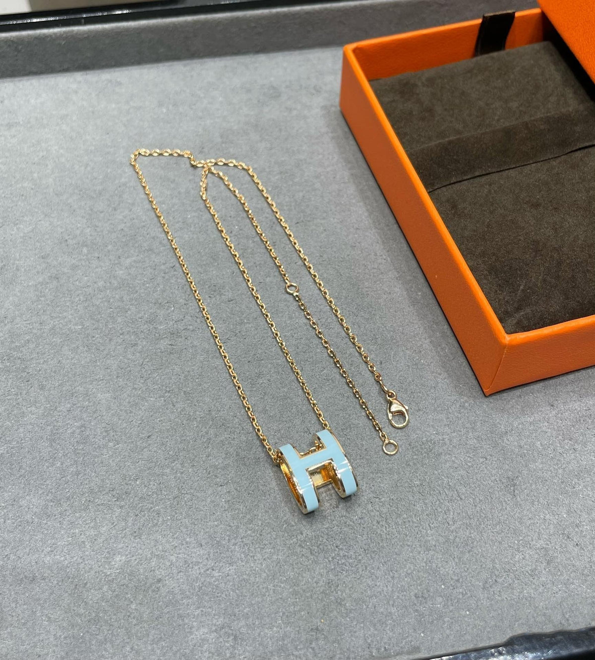 Mystic POP H SKY BLUE NECKLACE
