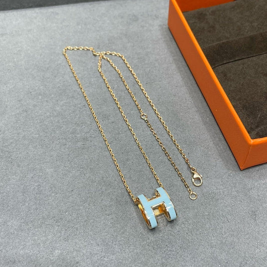 Mystic POP H SKY BLUE NECKLACE