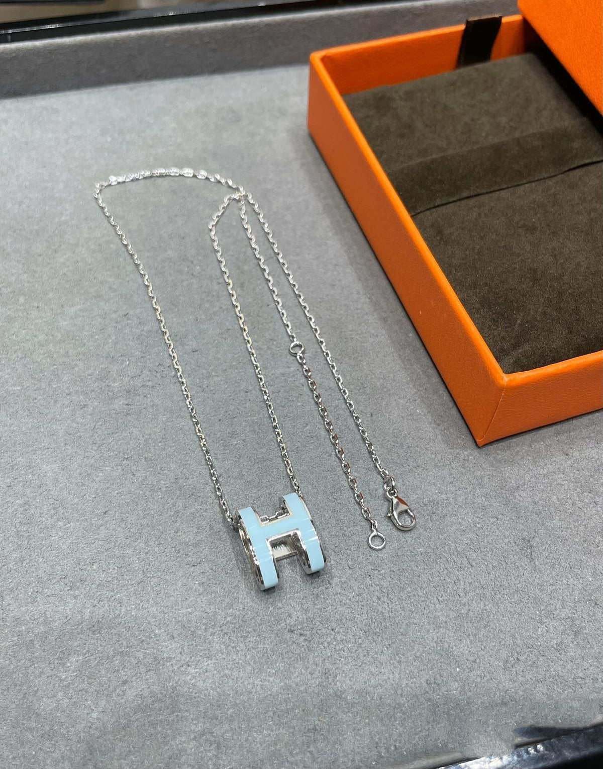 Mystic POP H SKY BLUE NECKLACE