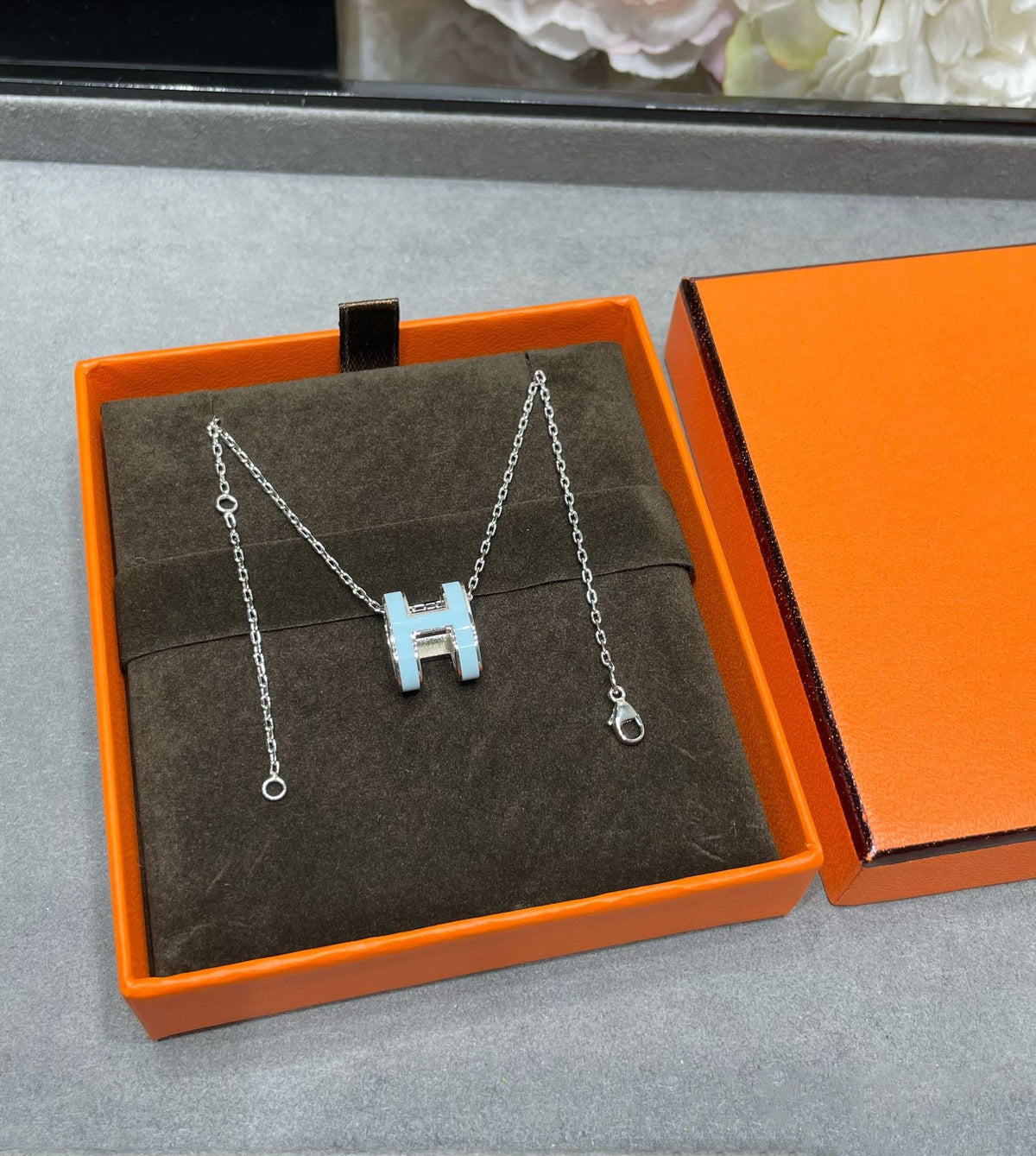 Mystic POP H SKY BLUE NECKLACE