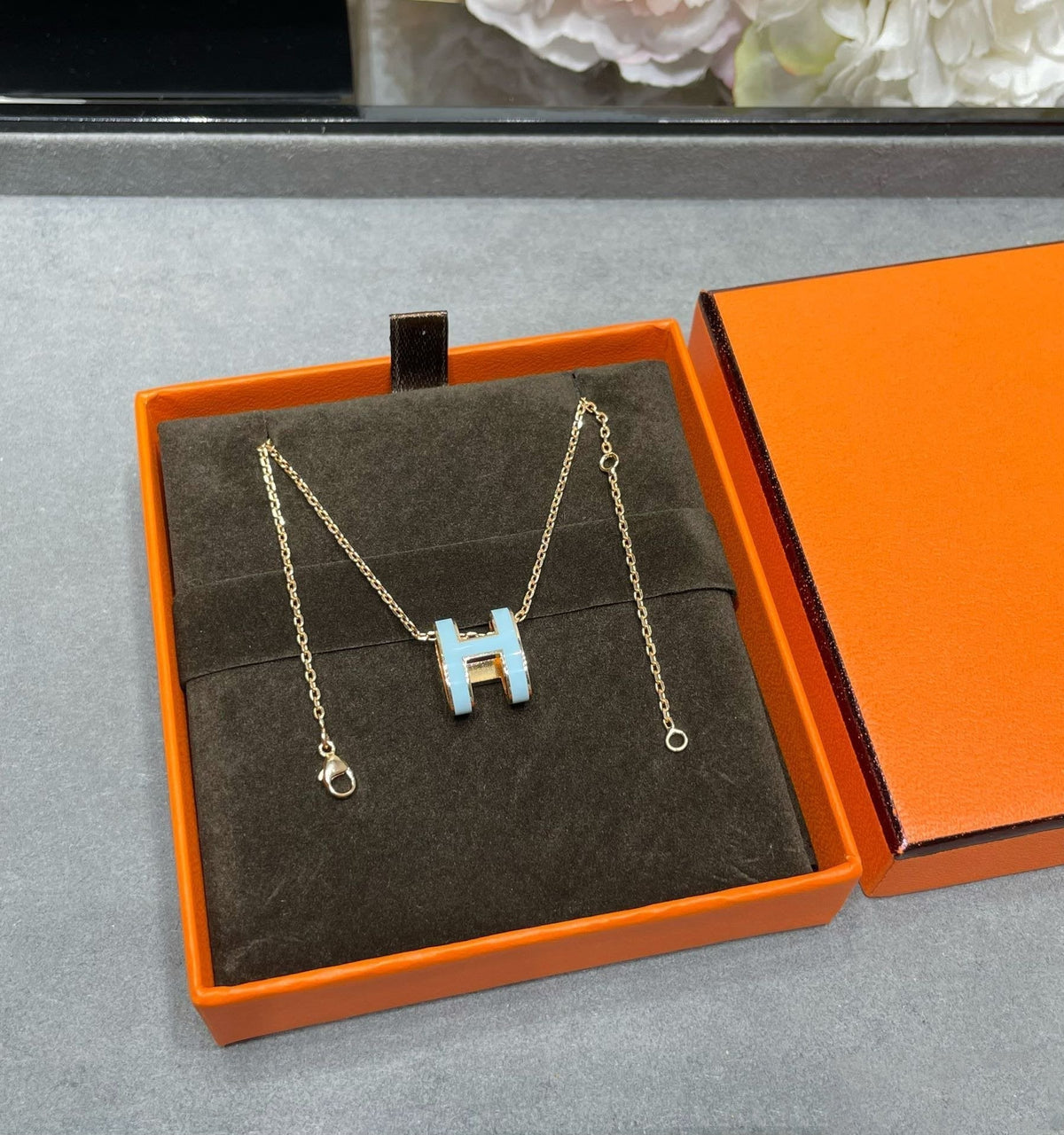 Mystic POP H SKY BLUE NECKLACE