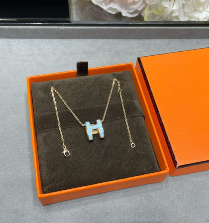 Mystic POP H SKY BLUE NECKLACE