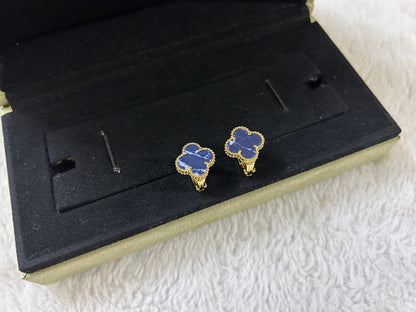 Mystic CLOVER PIETERSITE MEDIUM STUD EARRINGS