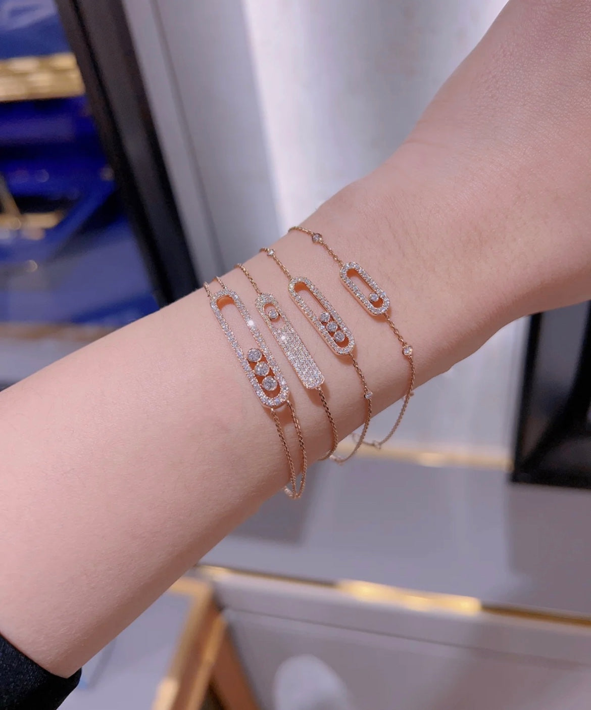 [Mystic]MOVE CLASSIQUE DIAMOND PAVED BRACELET