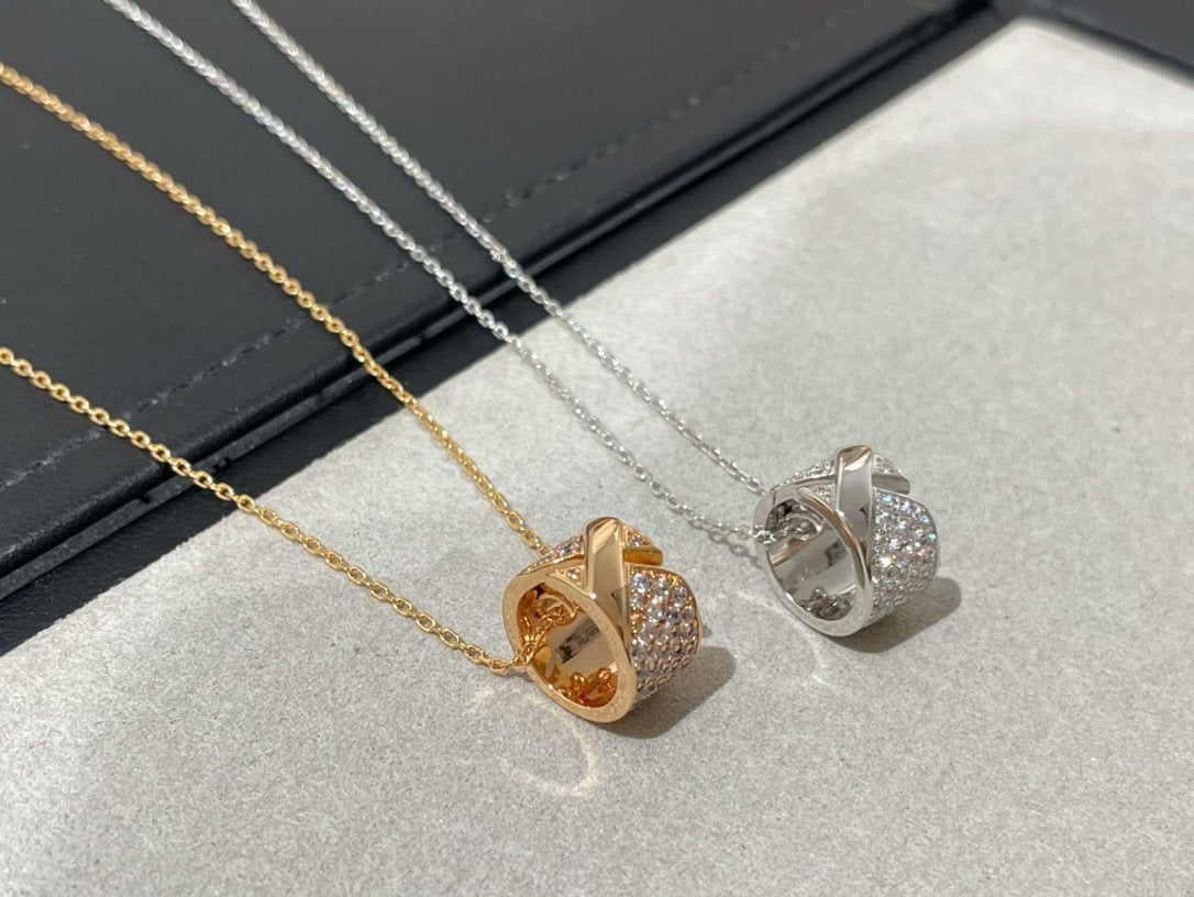 Mystic LIENS EVIDENCE DIAMOND PAVED NECKLACE