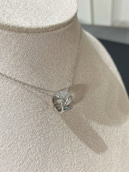 Mystic LIENS EVIDENCE DIAMOND PAVED NECKLACE