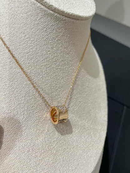 Mystic LIENS EVIDENCE DIAMOND PAVED NECKLACE