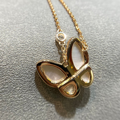 Mystic BUTTERFLY MOP DIAMOND NECKLACE