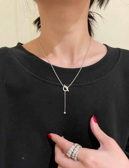 Mystic FINESSE SILVER DIAMOND NECKLACE