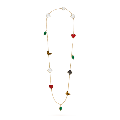 [Mystic ] Lucky Alhambra Long Necklace-12 Designs