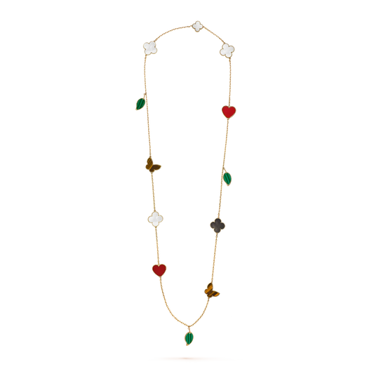 [Mystic ] Lucky Alhambra Long Necklace-12 Designs