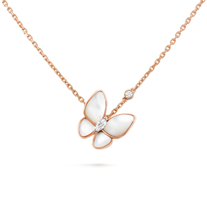 Mystic BUTTERFLY MOP DIAMOND NECKLACE