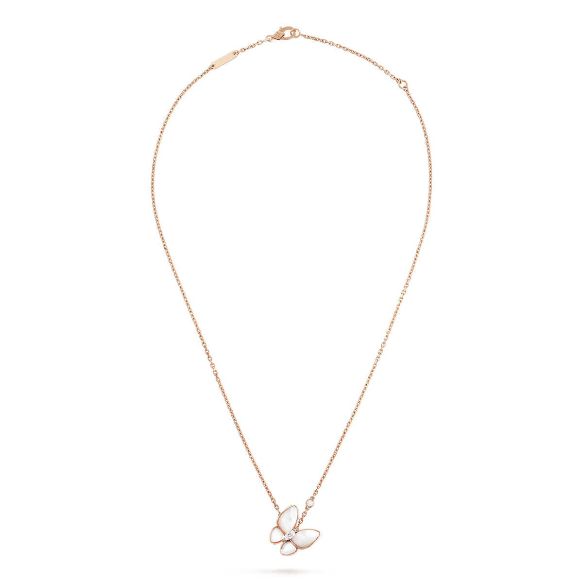 Mystic BUTTERFLY MOP DIAMOND NECKLACE