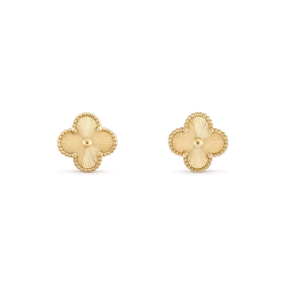 Mystic CLOVER MINI 9.5MM LASER EARRINGS