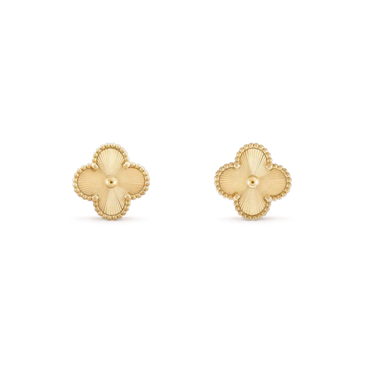 Mystic CLOVER MINI 9.5MM LASER EARRINGS