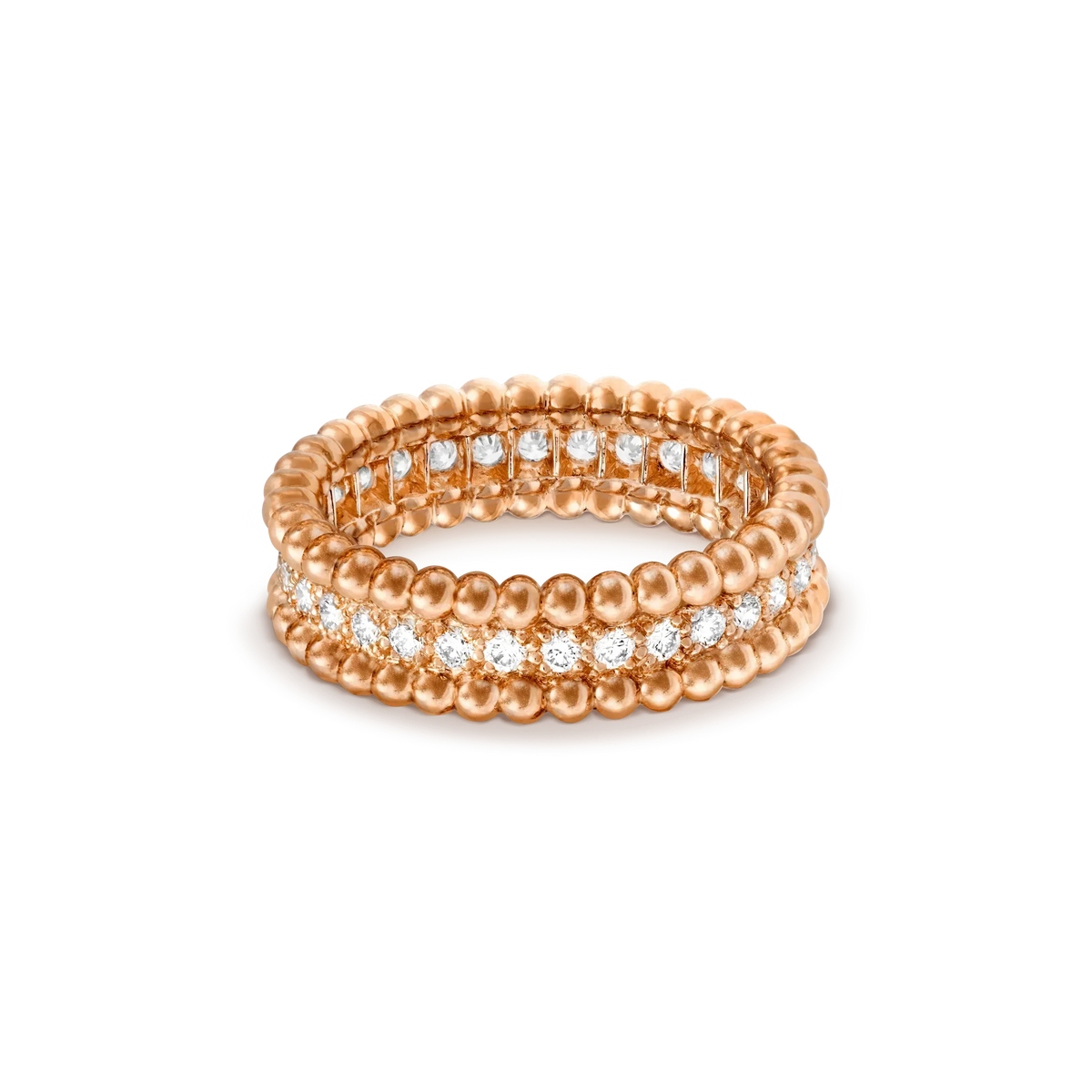 Mystic PERLEE DIAMOND ROSE GOLD RING