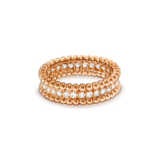 Mystic PERLEE DIAMOND ROSE GOLD RING
