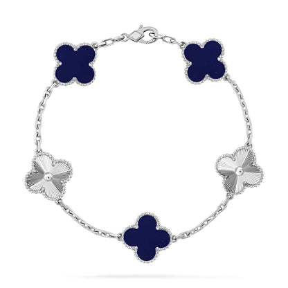 [Mystic ]New CLOVER 5 MOTIF LAPIS LAZULI BRACELET COLLECTION